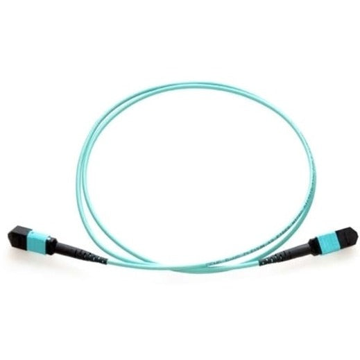 Axiom MPOFFOM30.5M-AX MPO Female to MPO Female Multimode OM3 50/125 Fiber Optic Cable - 0.5m