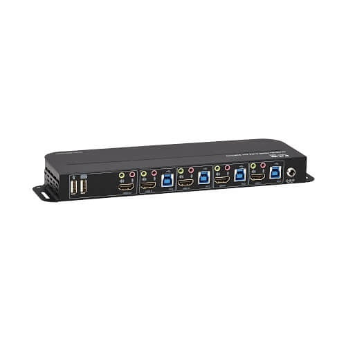 Eaton B005-HUA4 Tripp Lite by Eaton Conmutador KVM HDMI/USB de 4 Puertos - 4K 60 Hz HDR HDCP 2.2 IR Compartición USB
