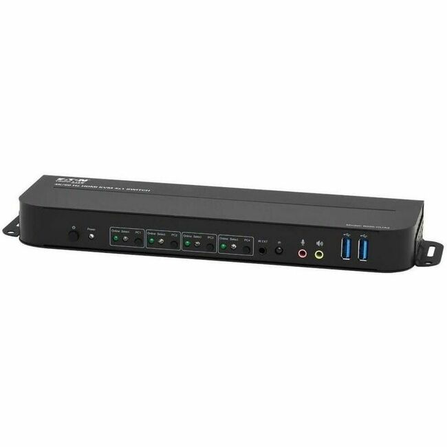 Eaton B005-HUA4 Tripp Lite by Eaton Conmutador KVM HDMI/USB de 4 Puertos - 4K 60 Hz HDR HDCP 2.2 IR Compartir USB
