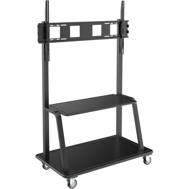 Eaton DMCS60105XXDD Carrito Móvil para TV Tripp Lite by Eaton de Servicio Pesado para Pantallas Planas de 60" a 105" con Ruedas de Bloqueo Negro