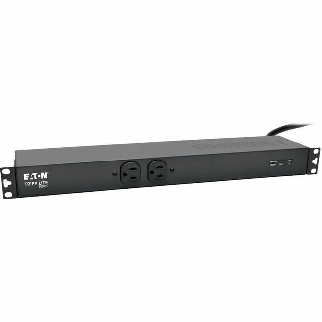 Eaton PDUH20-ISO Tripp Lite by Eaton PDU 2kW 120V Single-Phase Basic PDU with ISOBAR Surge Protection - 3840 Joules 14 Outlets L5-20P Input (5-20P Adapter) 15 ft. Cord 1U