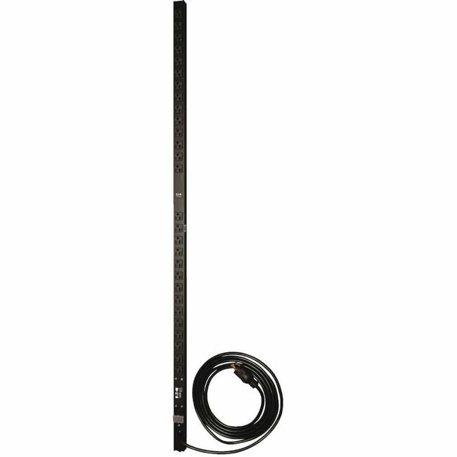 Eaton PDUV20-60 Tripp Lite by Eaton PDU 1.9kW 120V Monofásico PDU Básico - 28 Salidas NEMA 5-15/20R Entrada L5-20P (Adaptador 5-20P) Cable de 15 ft. 60 in. 0U Rack