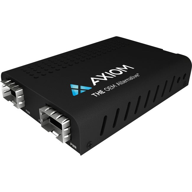 Axiom MC12-SFP-AX Mini 10Gbs SFP+ a SFP+ (OEO) Convertidor de Modo Óptico