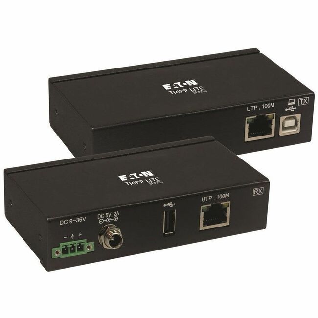 Eaton B203-101-IND-ER Tripp Lite Series Extensor Industrial USB sobre Cat6 de 1 Puerto, Protección ESD, PoC - USB 2.0, Montable, 330 ft., TAA