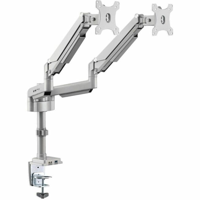Eaton DDR1732DAL Soporte de Brazo de Gas Dual de la Serie Eaton Tripp Lite para Monitores de 13˘ a 34˘ - Abrazadera o Ojete, Puertos USB y de Audio