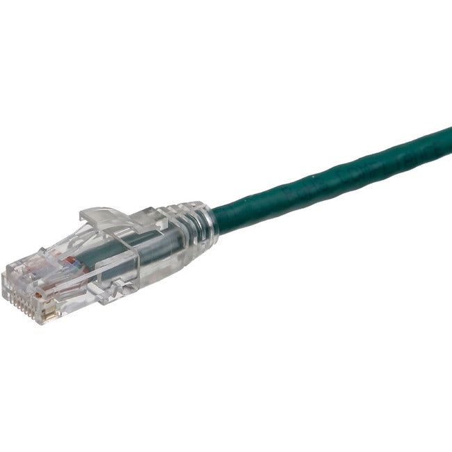 Axiom AXG99634 50FT CAT6 UTP 550mhz Cable de parche Arranque transparente sin enganches (Verde) - Compatible con TAA