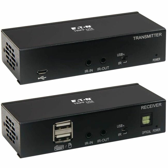 Eaton B127A-1A1-BDBD Tripp Lite by Eaton DisplayPort over Cat6 Extender Kit KVM Support USB 4K DP1.2a PoC HDCP 2.2 230 ft. (70 m) TAA