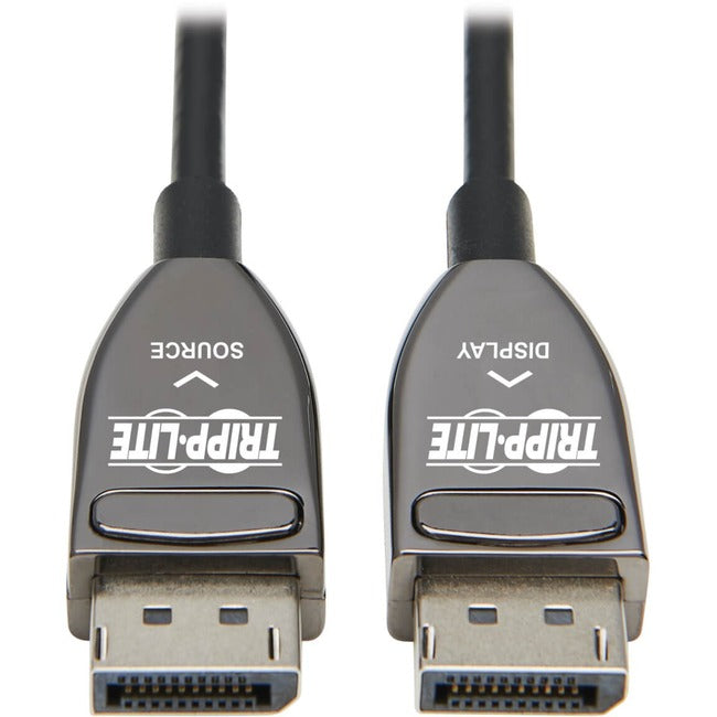 Eaton P580F3-25M-8K6 Tripp Lite by Eaton Cable Óptico Activo DisplayPort (AOC), 8K 60 Hz (M/M), Clasificación CL3, Conectores de Bloqueo, Negro, 25 m (82 ft.)