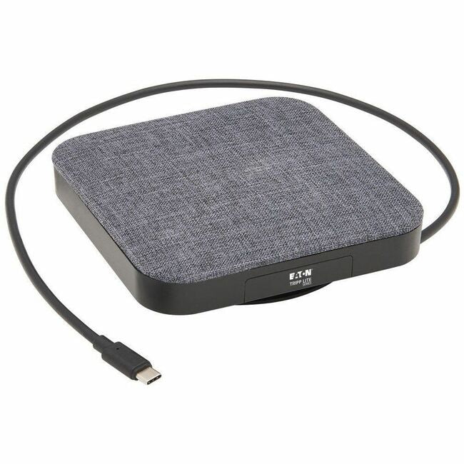Eaton U442-DOCK17-GY Tripp Lite Series USB-C Dock with Optional Internal Hard Drive, 4K HDMI, USB 3.x (5Gbps), USB-A/USB-C Hub, SATA III, 100W PD Charging, Gray