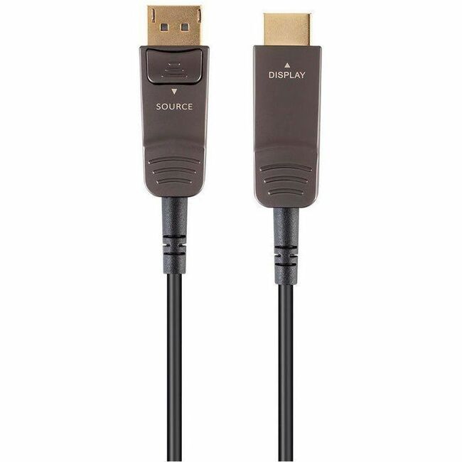 Monoprice, Inc. 39033 Cable Monoprice SlimRun AV HDR DisplayPort a HDTV, 4K@60Hz, AOC, 50ft