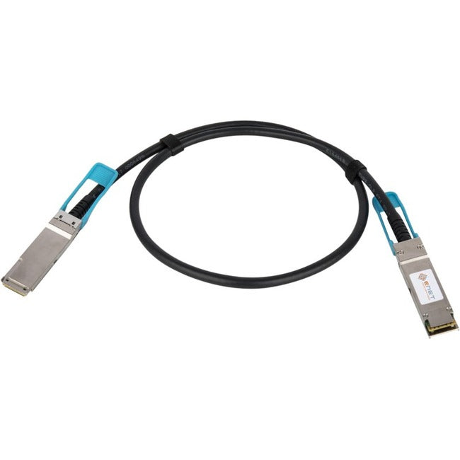 Enet Solutions, Inc. QFX-QSFP28-DAC-2M-ENC ENET Juniper Compatible QFX-QSFP28-DAC-2M TAA Compliant Functionally Identical 100GBASE-CR4 QSFP28 Passive Copper Direct-Attach Cable Assembly 2m