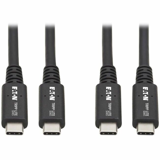 Eaton U520-31N Tripp Lite by Eaton Cable USB4 40Gbps (M/M) - USB-C 8K 60 Hz 100W PD Charging Negro 31 in. (0.8 m)
