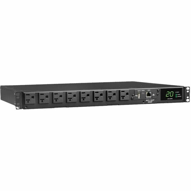 Eaton PDUMNH20AT1 Tripp Lite by Eaton PDU 1.92kW 120V Monofásica ATS/PDU Monitoreada - 16 Salidas 5-15/20R Entradas Duales L5-20P/5-20P Cables de 12 pies 1U TAA