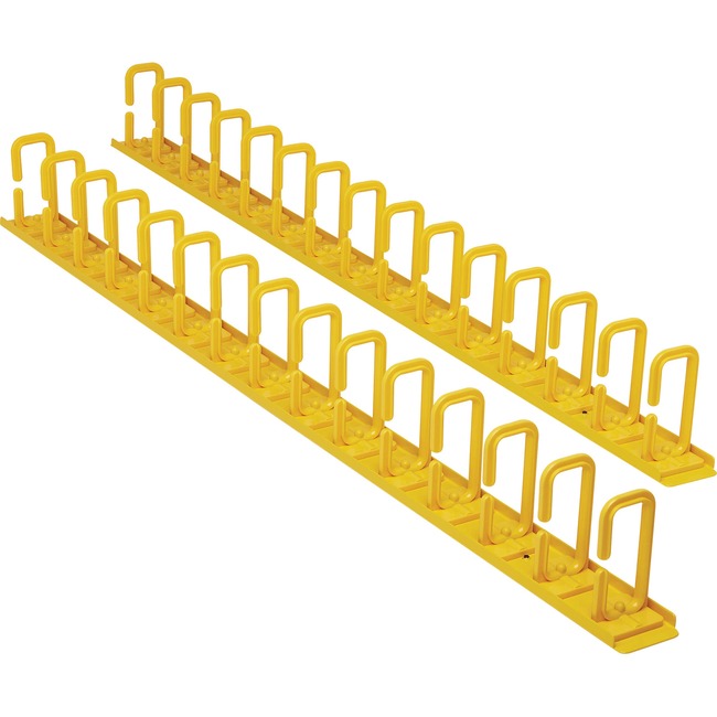Eaton SRCABLERINGVRTF Gestor de Cables Vertical Serie Eaton Tripp Lite - Anillos Flexibles, Amarillo, 6 ft. (1.8 m)