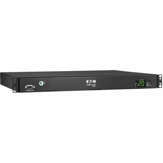Eaton PDUMH20HVATS Tripp Lite by Eaton PDU 3.8kW 200-240V Monofásico ATS/PDU con Medición Local - 8 Tomas C13 y 2 C19 Entradas Dual C20 Cables de 12 ft. 1U TAA