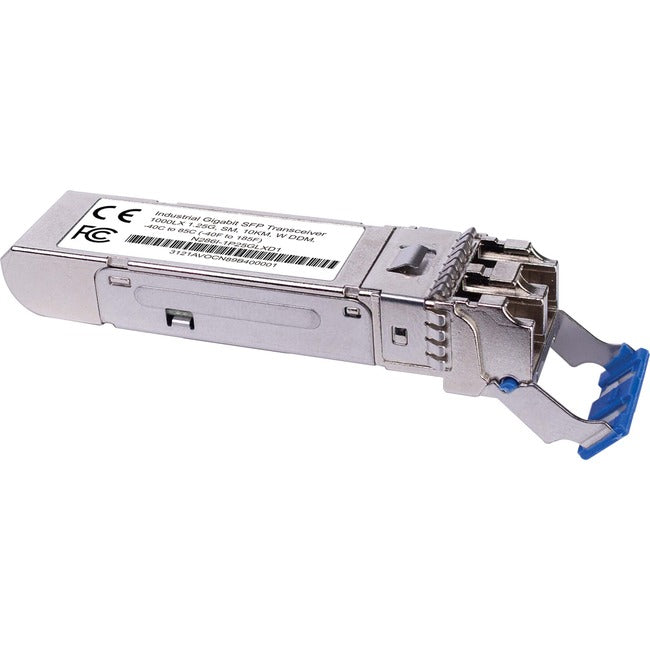 Eaton N286I-1P25GLXD1 Transceptor Industrial Gigabit SFP de la Serie Eaton Tripp Lite - 1000Base-LX, Monomodo, LC Duplex, DDM, -40&deg; a 85&deg;C, 10 km (6,2 mi.)