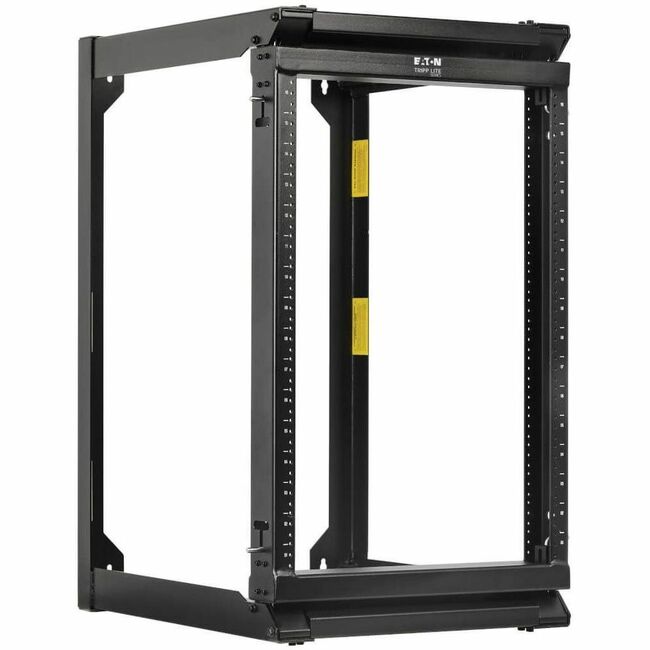 Eaton SRWO16US Tripp Lite Series SmartRack 16U Rack Abierto de Pared 2-Postes con Frente Abisagrado, Servicio Pesado