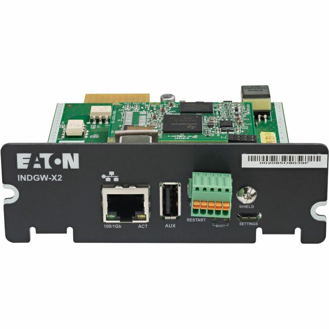 Eaton INDGW-X2 Tarjeta de Puerta de Enlace Industrial Gigabit X2