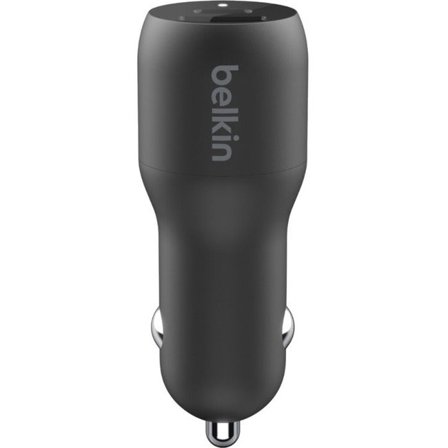 Belkin International INC CCB004BTBK Belkin BoostCharge Cargador Dual de Auto con PPS 37W