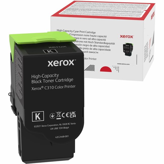 Xerox 006R04364 Cartucho de Tóner Negro de alta capacidad Xerox Genuine Xerox&reg; para Impresora Color C310 / Impresora Multifuncional Color C315 (8000 páginas) - 006R04364