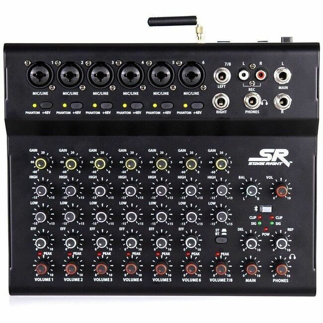 Monoprice, Inc. 625912 Monoprice ix8B Mezclador de Audio