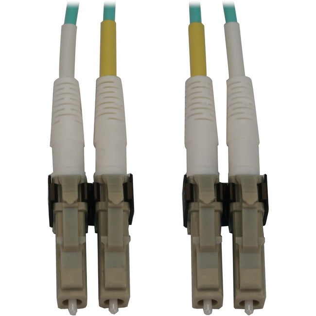 Eaton N820X-08M Tripp Lite Series 400G Multimodo 50/125 OM3 Cable de Fibra Óptica Intercambiable (Duplex LC-PC M/M), LSZH, Agua, 8 m (26.2 ft.)