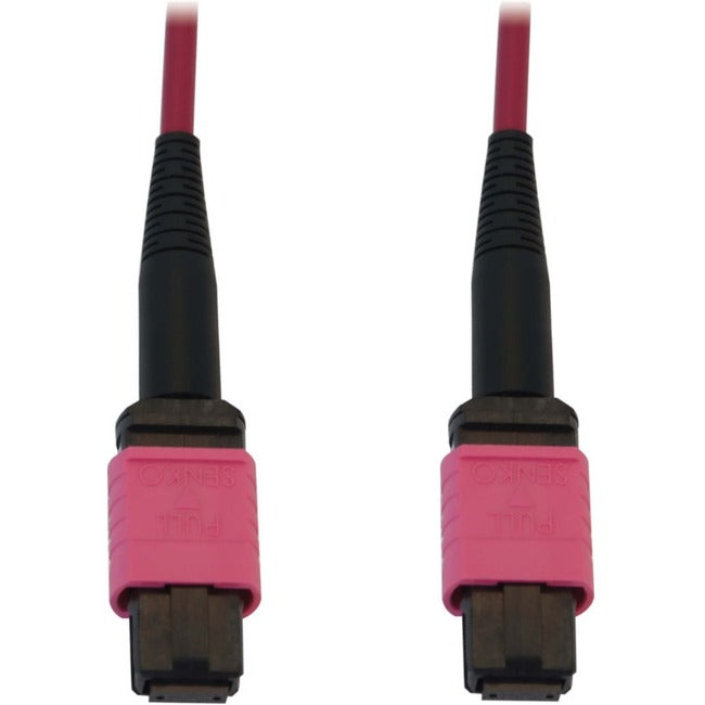 Eaton N845B-20M-12-MG Tripp Lite Series 100G Multimodo 50/125 OM4 Cable de Fibra Óptica (12F MTP/MPO-PC H/H), LSZH, Magenta, 20 m (65.6 ft.)