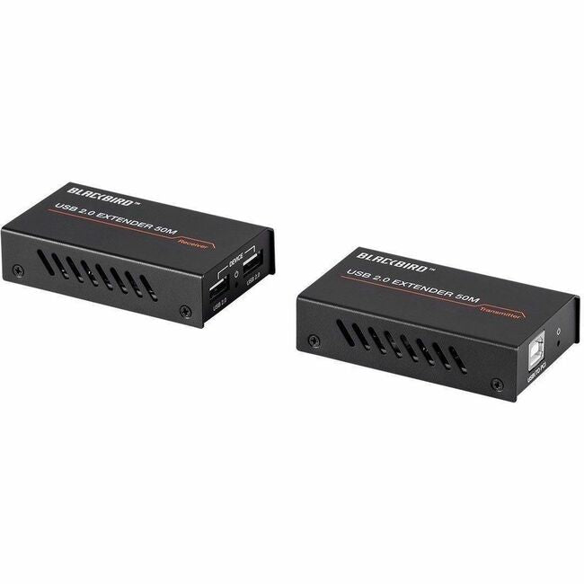 Monoprice, Inc. 39673 Monoprice Blackbird USB 2.0 Extensor de 2 Puertos Over Cat5e/6 hasta 50m/164ft