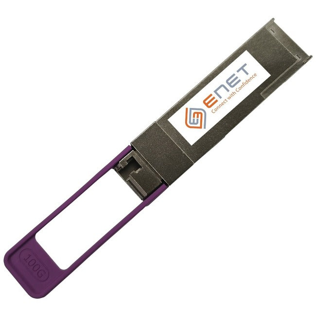 Enet Solutions, Inc. XCVR-Q10U27-ENC ENET Ciena XCVR-Q10U27 Compatible TAA Compliant Functionally Identical 100GBASE-BIDI QSFP28 1271/1331nm 10km DOM SMF Simplex LC Connector Commercial Temp