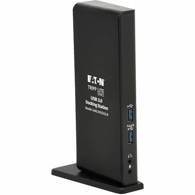 Eaton U442-DOCK22-B Estación de Acoplamiento Dual Display USB-A / USB-C Serie Eaton Tripp Lite - HDMI 1080p 60 Hz, Puertos Hub USB 3.x (5Gbps) y USB 2.0, GbE