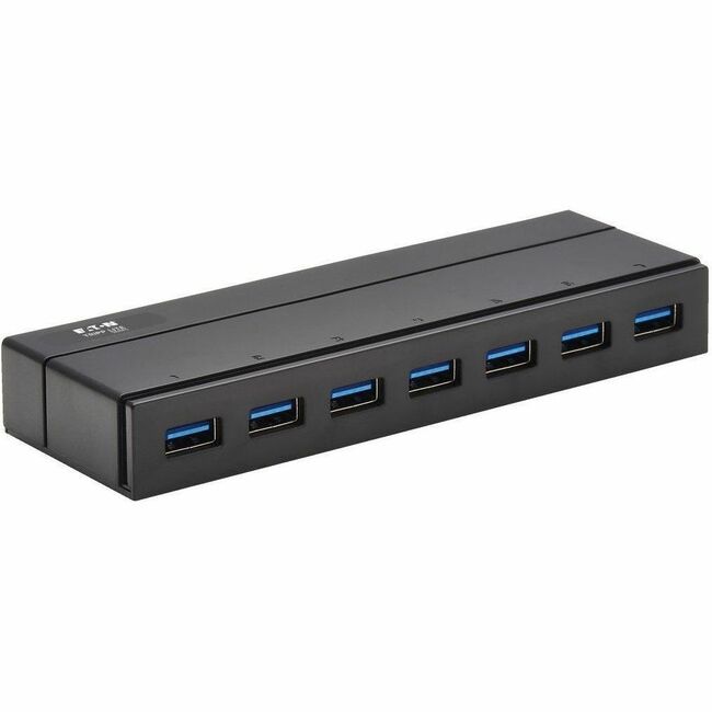Eaton U360-007-INT Centro USB-A de 7 Puertos Eaton Tripp Lite Series Mini - USB 3.x (5Gbps), Adaptadores de Enchufe Internacionales