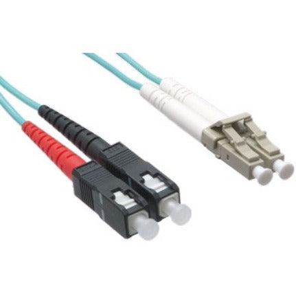 Axiom AXG95680 LC/SC Multimode Duplex OM4 50/125 Cable de Fibra Óptica 0.5m - Cumple TAA