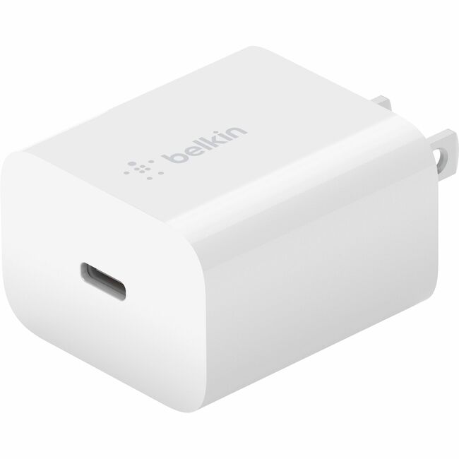 Belkin International INC BBC005-WH-2PK Belkin Cargador de Pared Portátil USB-C de 20W - 1xUSB-C - Carga Rápida - Adaptador de Energía - Blanco (Paquete de 2)