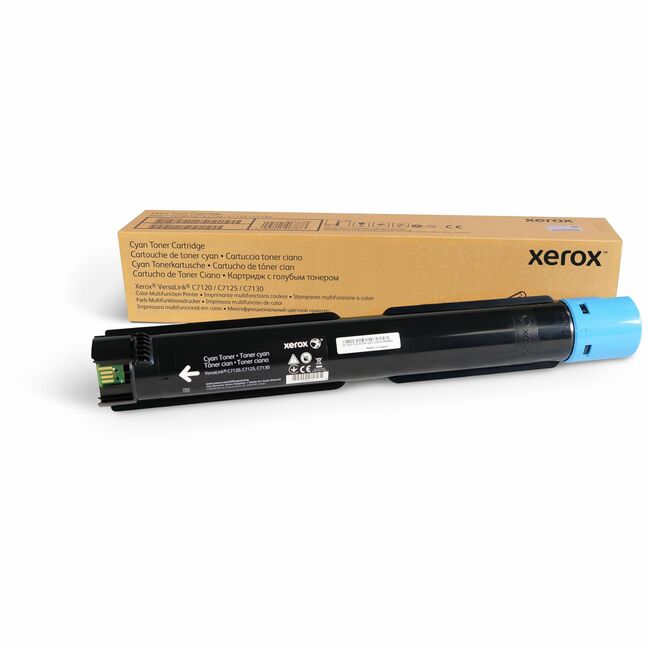 Xerox 006R01825 Cartucho de Tóner Cian de Capacidad Extra Alta Genuino Xerox® VersaLink® C7100 Series para Impresoras Multifunción a Color (18500 Páginas) - 006R01825