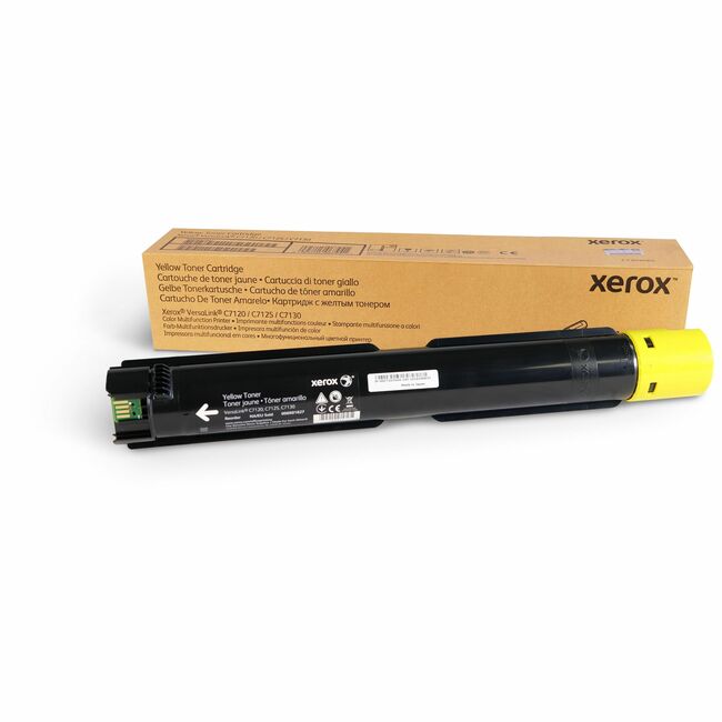 Xerox 006R01827 Genuine Xerox&reg; VersaLink&reg; C7100 Series Color Multifunction Printers Cartucho de Tóner Amarillo de Capacidad Extra Alta (18500 Páginas) - 006R01827