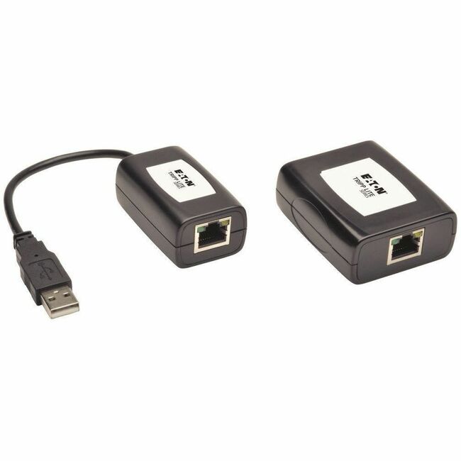 Eaton B203-101-PNPINT Kit Extensor Eaton Tripp Lite Series de 1 Puerto USB sobre Cat5/Cat6 - Plug and Play, Adaptadores de Enchufe Internacional, 164 pies (50 m), TAA