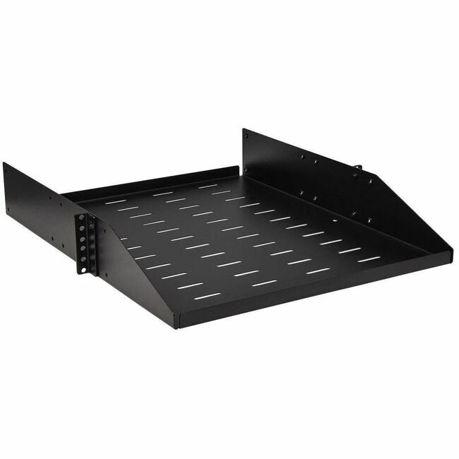 Eaton SRSHELF2PUNIV Tripp Lite by Eaton SmartRack Universal-Mount Steel Rack Shelf - 2U, Vented, 21.7 in. Deep, Holds up to 100 lb. (45 kg)