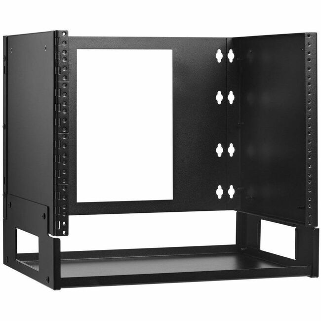 Eaton SRWO8UBRKTSHELF Soporte de Montaje en Pared Serie Eaton Tripp Lite de 8U con Repisa para Conmutadores Pequeños y Paneles de Parcheo, Articulado