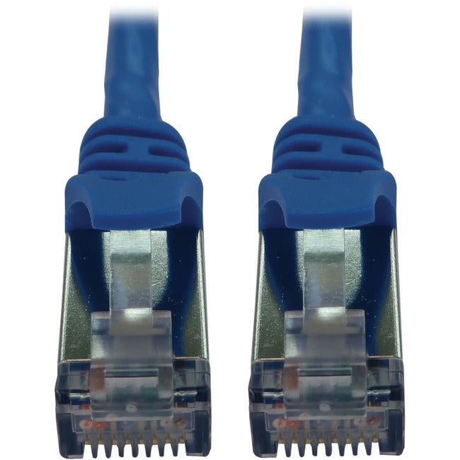 Eaton N262-S25-BL Cable de Red Ethernet Cat6a 10G Blindado Delgado STP sin Enganches Eaton Tripp Lite Series (RJ45 M/M), PoE, Azul, 25 pies (7.6 m)