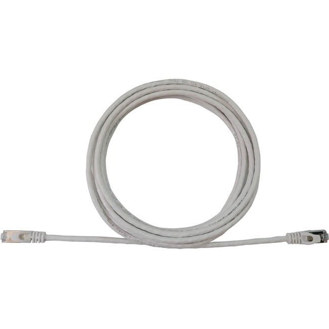 Eaton N262-S25-WH Tripp Lite Series Cat6a 10G Snagless Shielded Slim STP Ethernet Cable (RJ45 M/M), PoE, White, 25 ft. (7.6 m)