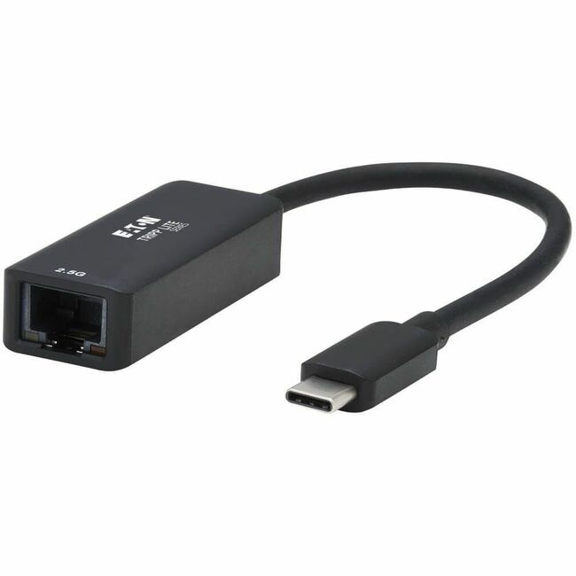 Eaton U436-06N-2P5 Tripp Lite by Eaton Adaptador de Red Gigabit USB-C a RJ45 (M/H) - USB 3.2 Gen 1, Ethernet de 2.5 Gbps