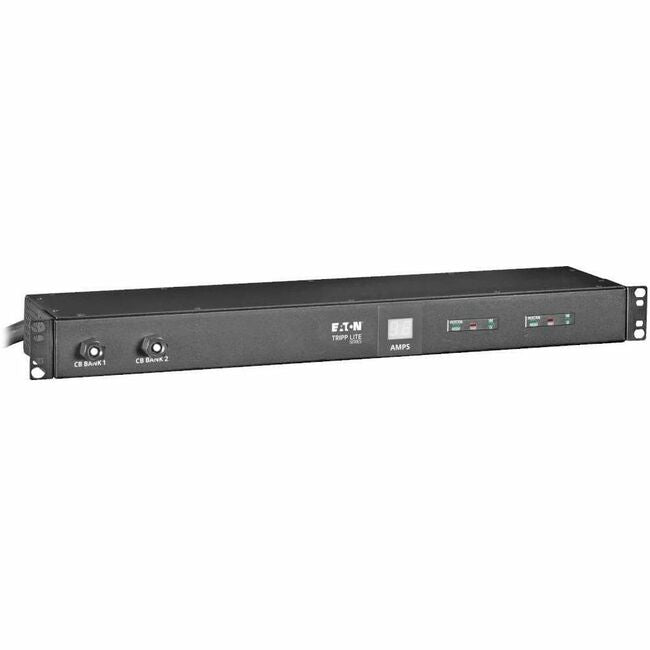 Eaton PDUH30-ISO Tripp Lite by Eaton PDU 2.9kW Single-Phase Basic PDU with ISOBAR Surge Protection 120V 3840 Joules 12 NEMA 5-15/20R Outlets L5-30P Input 15 ft. Cord 1U Rack-Mount TAA