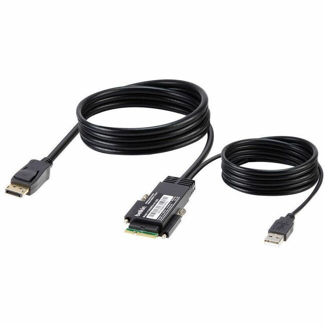 Belkin International INC F1DN2MOD-HC-S06 Belkin Dual DP++ (MST) Cable de Host a Puerto Host KVM Modular 6 Pies