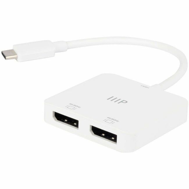 Monoprice, Inc. 43526 Adaptador Monoprice USB-C a Dual 4K DisplayPort (Dual 4K@60Hz)