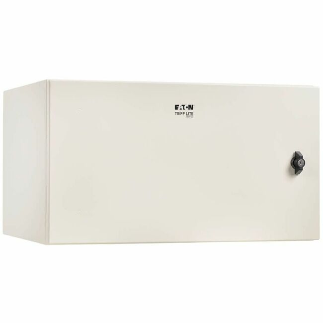 Eaton SRN4G6U Tripp Lite Series SmartRack Industrial Enclosure with Lock - NEMA 4, Wall Mount, Metal Construction, 16.5 in. Depth, 6U, Gray