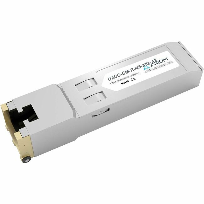 Axiom UACC-CM-RJ45-MG-AX Transceptor SFP+ 10GBase-T para Ubiquiti - UACC-CM-RJ45-MG