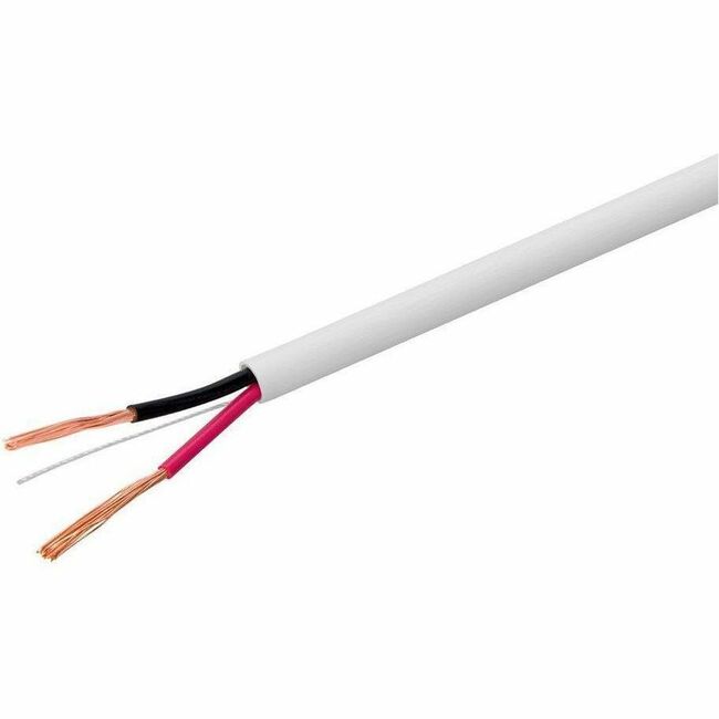 Monoprice, Inc. 44336 Cable de Altavoz Monoprice, Clasificación CL3, 2 Conductores, 16AWG, 250ft, Blanco