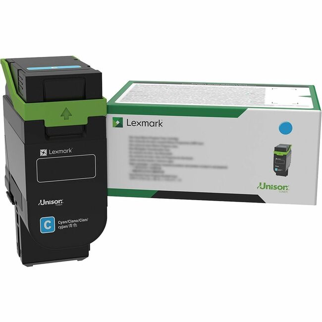 Lexmark 75M1XC0 Cartucho de Tóner Láser Original de Rendimiento Extra Alto - Paquete Único - Programa de Devolución - Cian - 1 Pieza