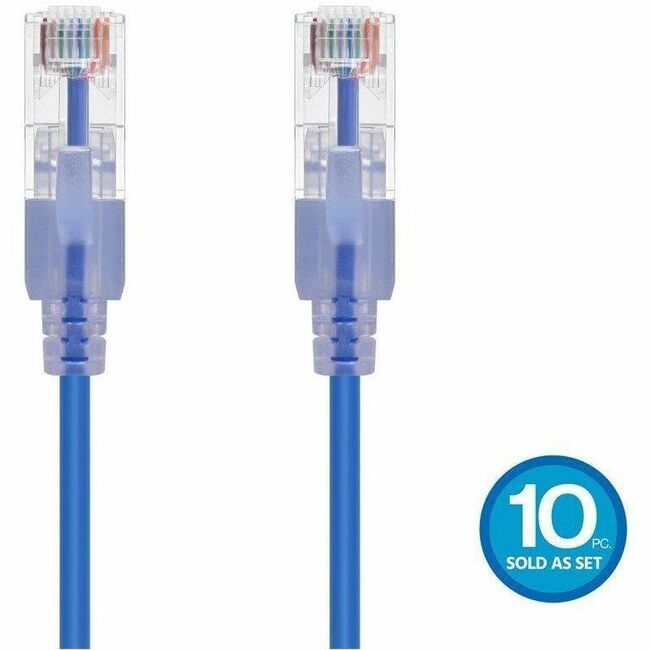 Monoprice, Inc. 33256 Cable de Red Monoprice SlimRun Patch UTP Categoría 6a