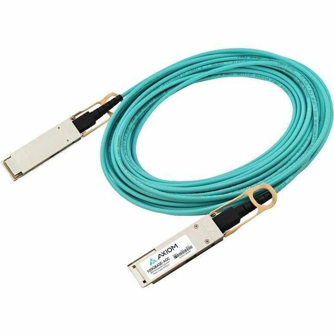 Axiom Q28-100G-AOC15M-AX 100GBASE-AOC QSFP28 Active Optical Cable 15m